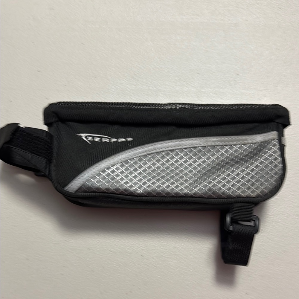 Black and Gray Bicycle Bag